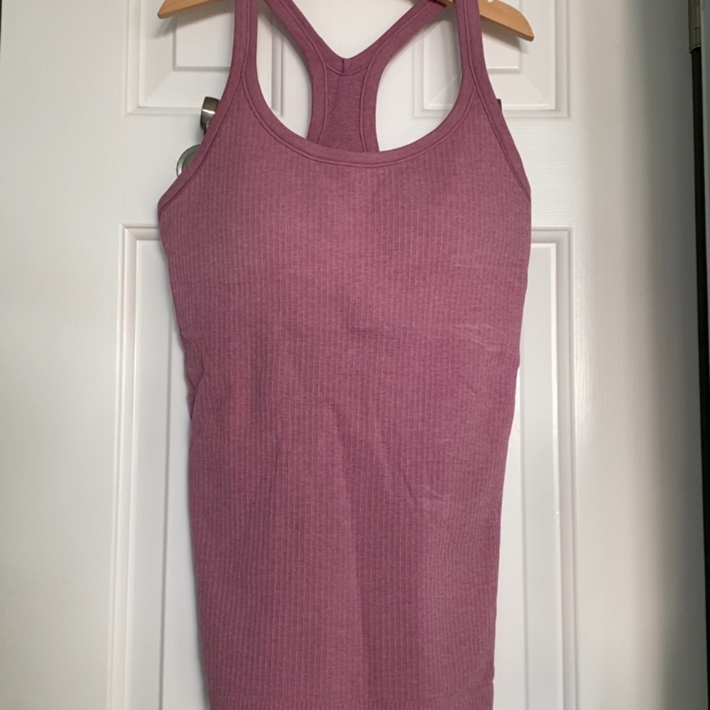 Lululemon Women’s M Ribbed Tank Top - Mauve